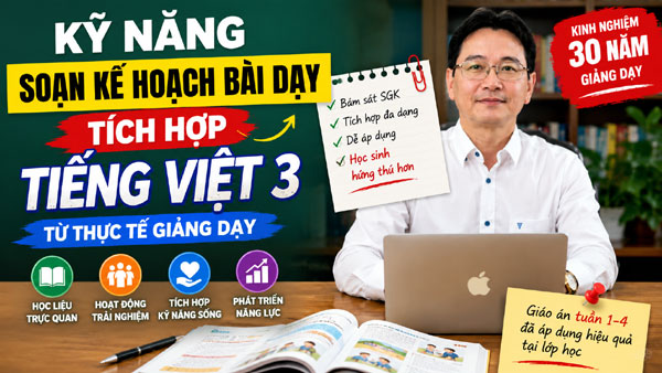 Kĩ năng soạn kế hoạch bài dạy tích hợp môn Tiếng Việt lớp 3 từ thực tế giảng dạy